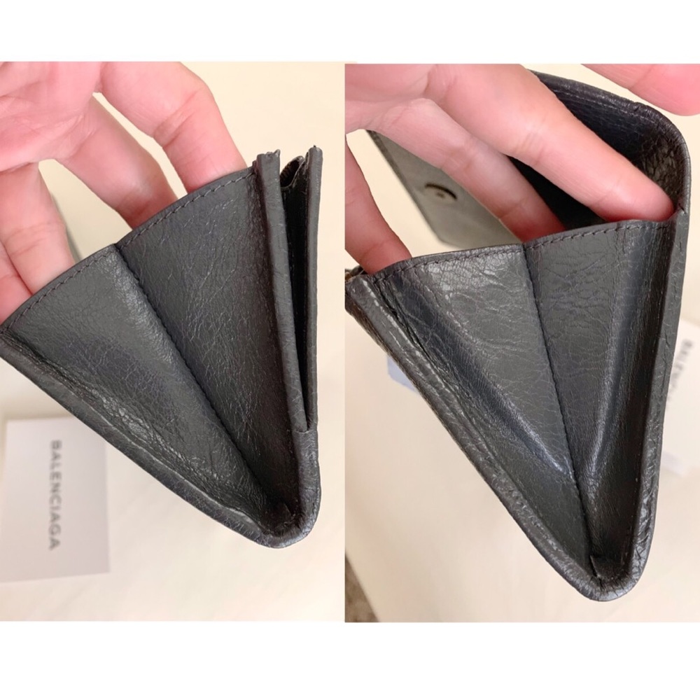 ❌SOLD❌ Balenciaga Classic Money Wallet, Gray - Picture 6 of 8